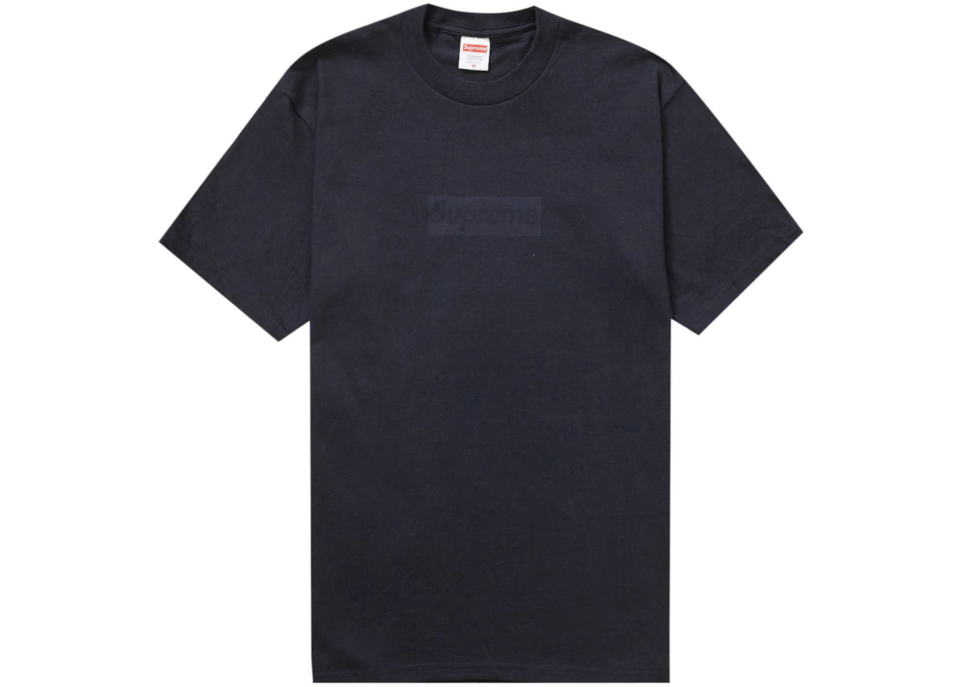Supreme Tonal Box Logo Tee Navy – COPPED NOLA