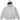 Supreme Satin Applique Hooded Sweatshirt (SS26) Heather Grey