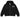 Copped Fleur De Lis Zip Hoodie Black