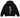 Copped Spear Zip Hoodie Black