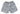 Copped Contrast Mesh Shorts "Grey"