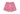 Copped Contrast Mesh Shorts Pink