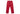 Copped Windbreaker Pants Red