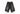 Mani Pearl Denim Shorts Black