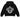 Copped Fleur De Lis Zip Hoodie Black