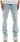 KDNK JEANS KND4712 LT BLUE SPIDER WEB SLIM JEANS