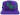 Chrome Hearts 5 Panel Cap Purple W/ Kelly Green Cross